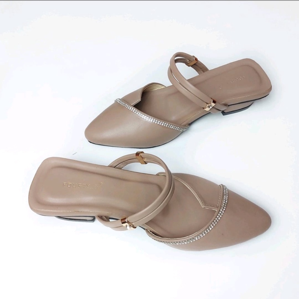 Nesanh Sandal Mules Heels Wanita BELLA