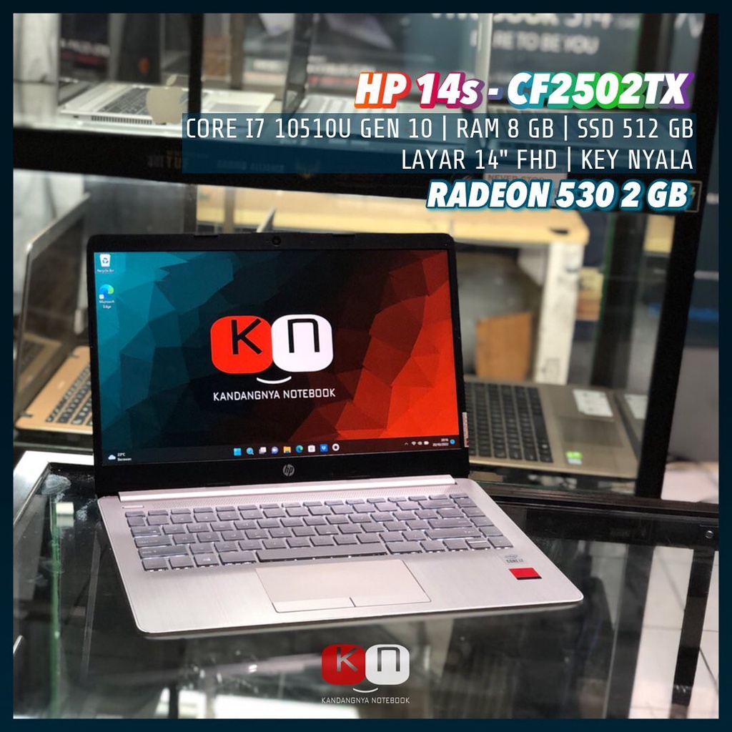 Jual Hp 14s Cf2502tx I7 10510u Ram 8 Ssd 512 Radeon 530 2gb Layar Fhd Shopee Indonesia 7385