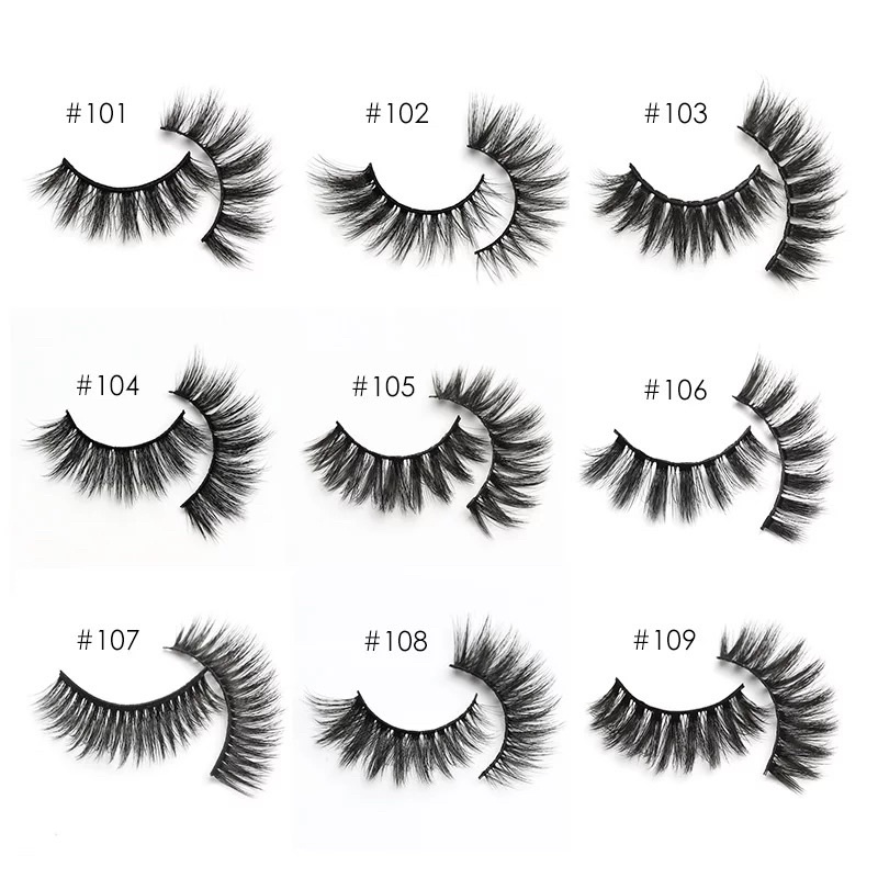 3d Mink Lashes Natural false Eyelashes messy fake Eyelashes Makeup False Lashes