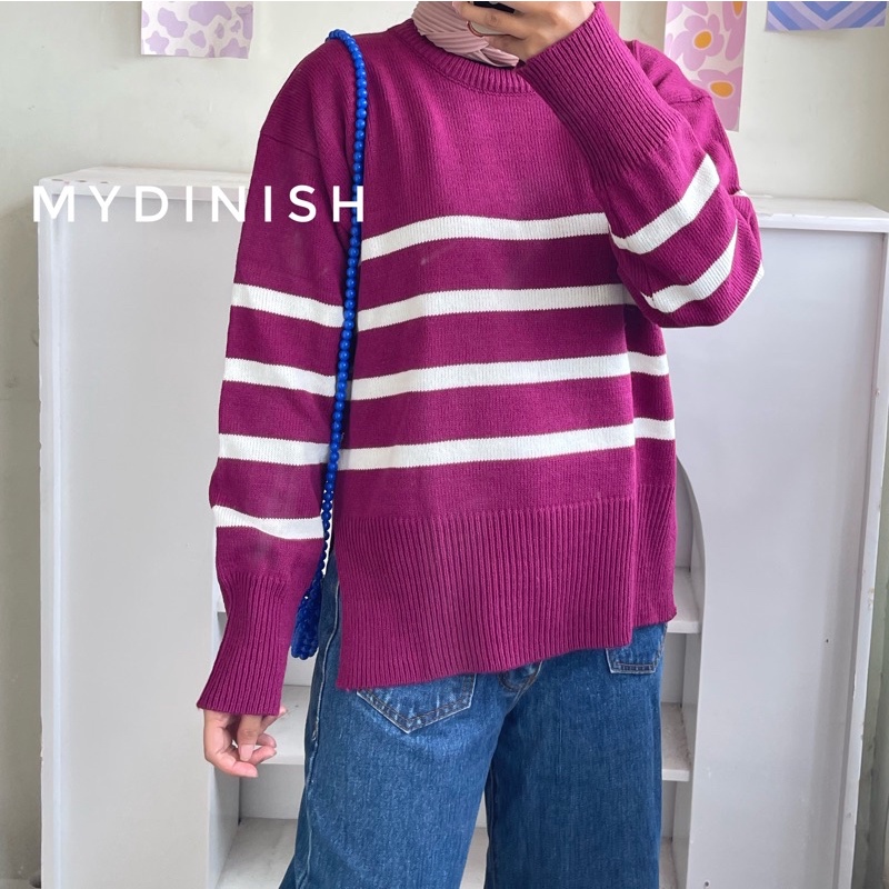 Dinda Blaster Blouse - Atasan Blouse Wanita Motip Setrip