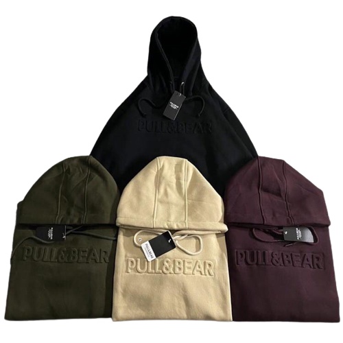 JAKET HOODIE PULL AND BEAR EMBOSS // SWEATER PULL &amp; BEAR SABLON TIMBUL FULL LEBEL TERLARIS / Hoodie Pull&amp;Bear Sweater Premium/ Sweater pull&amp;Bear