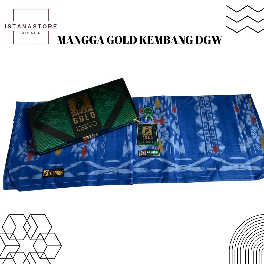 Sarung Mangga Gold Kembang DGW PREMIUM