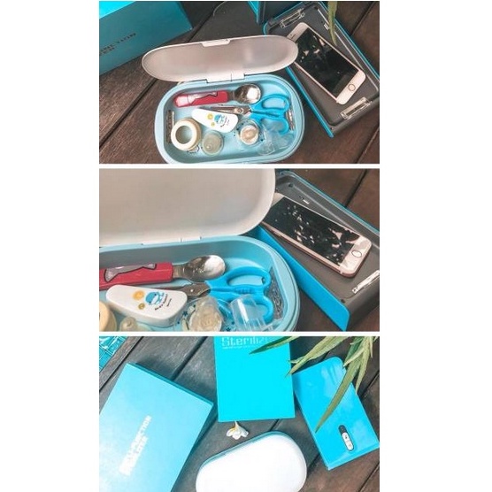 Ersie Round Multifunction Sterilizer - Sterilizer Travel Botol Phone Dan Peralatan Makan Mainan Anak Bayi