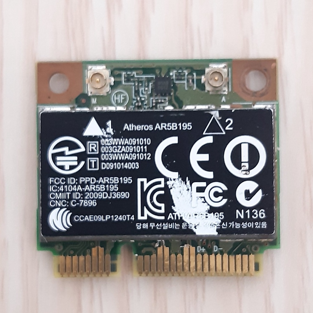 Wireless Wifi Laptop Atheros AR5B195 Half Mini Card
