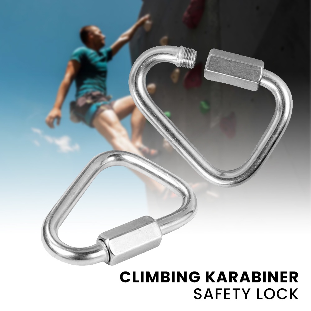 Climbing Karabiner Safety Lock - SQQ4045 - OMSE61SV Silver