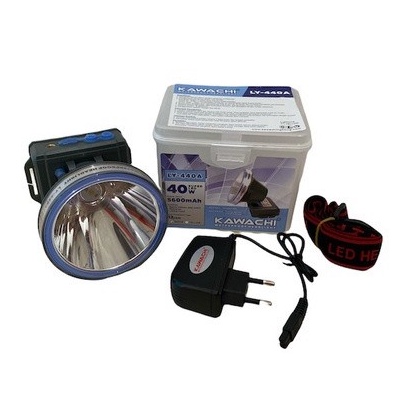 COD SENTER KEPALA LED 40 WATT WATERPROOF HEADLIGHT KAWACHI LY-440A CAHAYA PUTIH
