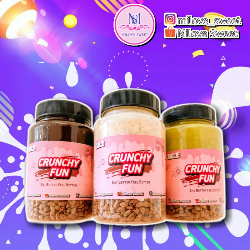 

PALING MURAH!! Choco Jar Size 320ml | Crunchy Fun Rice Crispy with Melted Chocolate