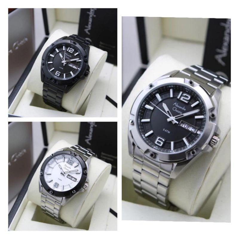 JAM TANGAN PRIA ALEXANDER CRISTIE ORIGINAL AC6518 GARANSI RESMI/ALEXANDRE CHRISTIE COWOK AC 6518