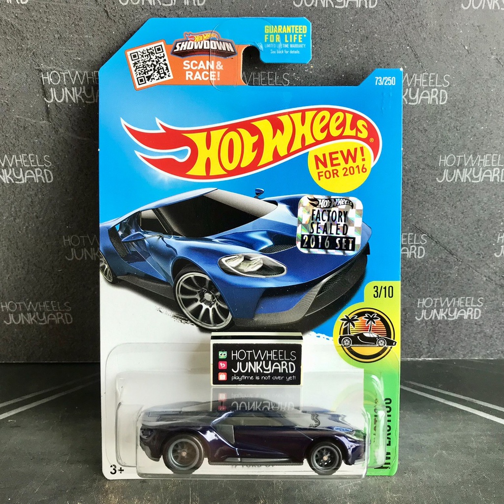 Hot Wheels 17 Ford GT Super Treasure Hunt Factory Sealed 2016 THS AKTA