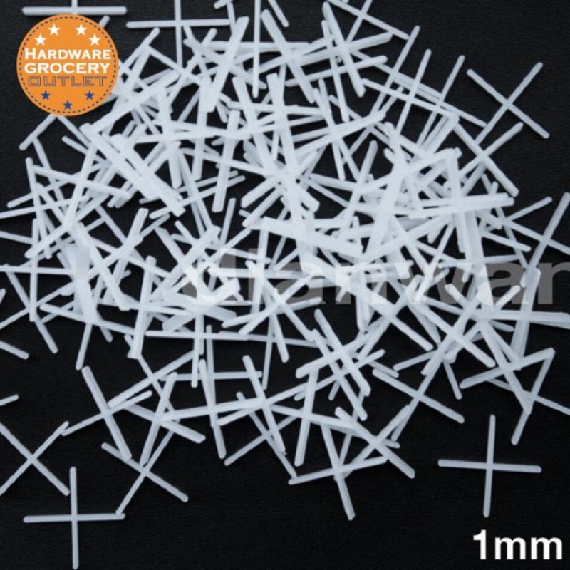Pembatas Nat Granit Keramik Tile Spacer 1mm 1.5mm Perata Nat Lantai Ubin 200pcs