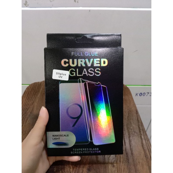 TEMPERED GLASS UV GLUE SAMSUNG S9+