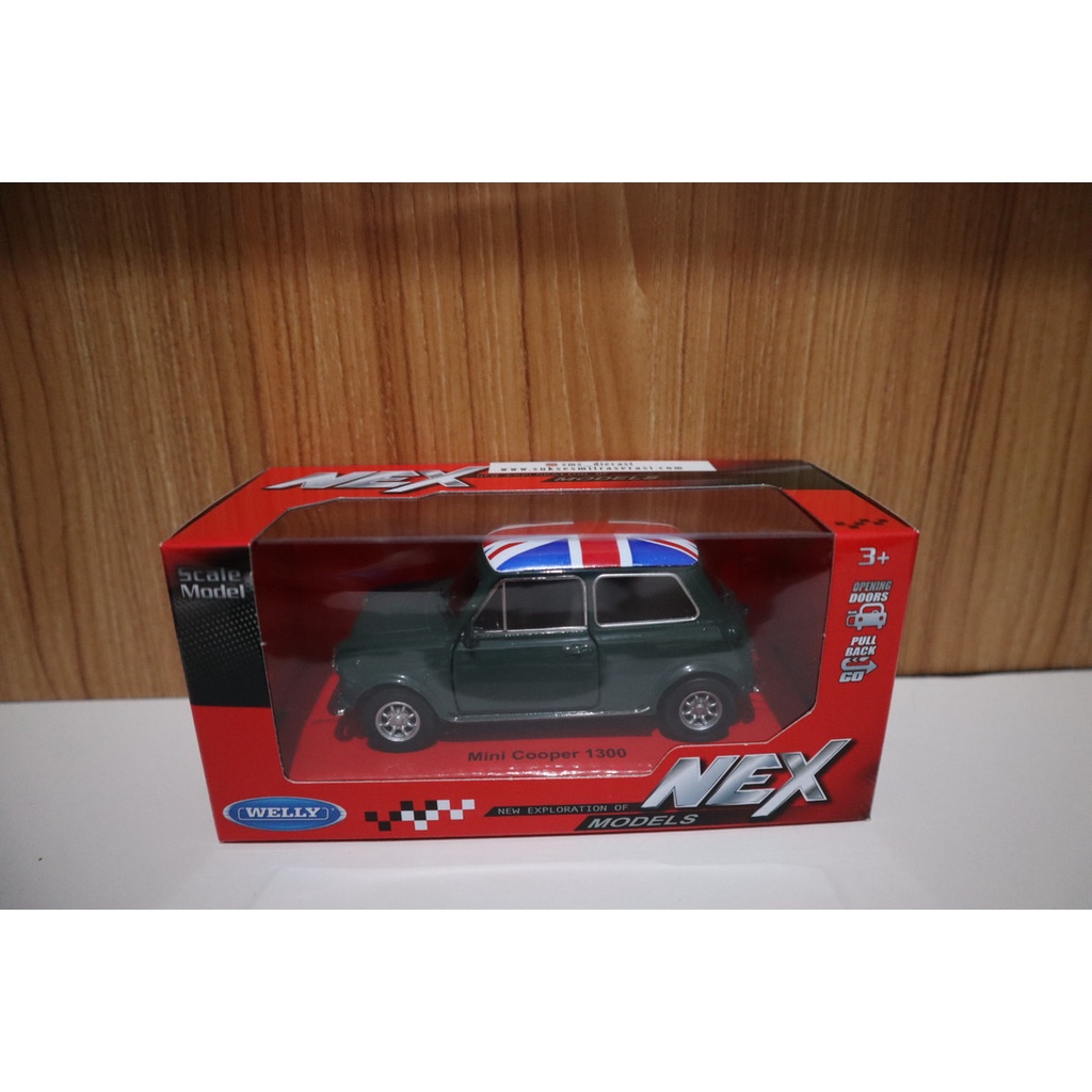 Diecast Welly Nex Mini Cooper 1300 Green