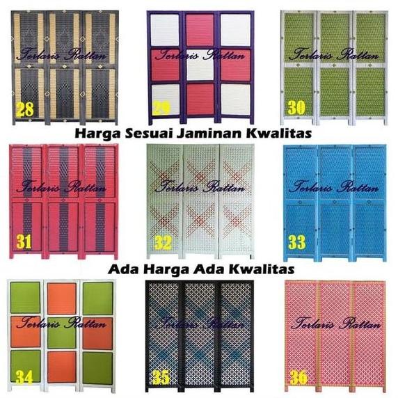 Promo Sketsel - Partisi Ruangan 3 Pintu - Pembatas Ruang