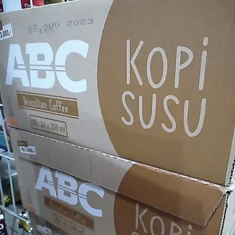Kopi ABC botol Siap minum ( 1 dus x 24 botol x 200ml )