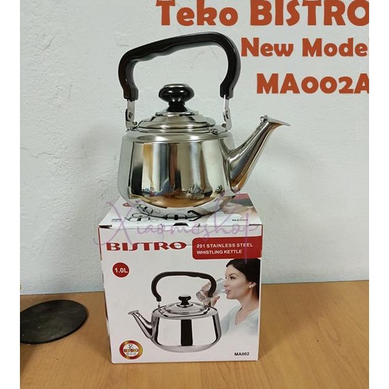 Sale TEKO AIR BUNYI STAINLESS STEEL BISTRO KETTLE MA002A 1L /1.4L /PERALATAN MASAK SET/PANCI PRESTO/