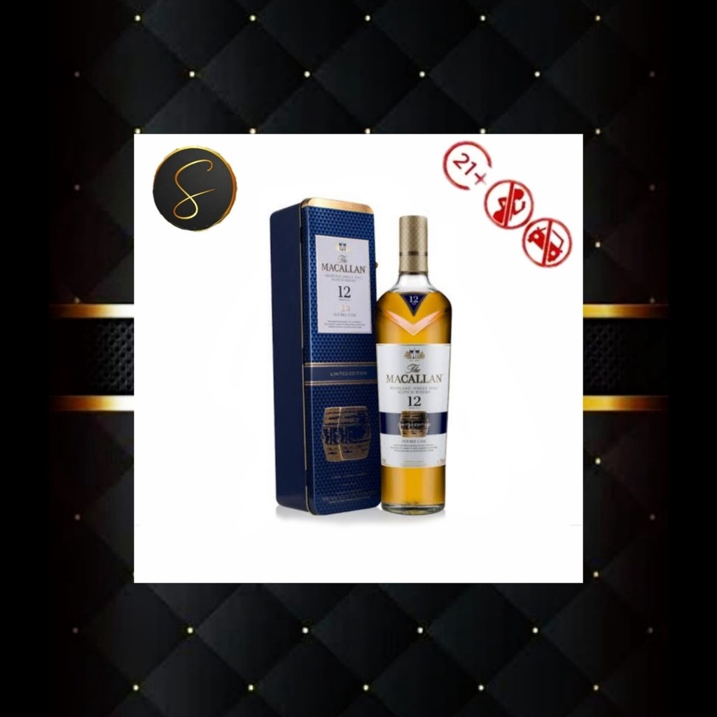 THE MACALLAN AGED 12 YEARS DOUBLE CASK 700ML HIGHLAND SINGLE MALT SCOTCH WHISKY