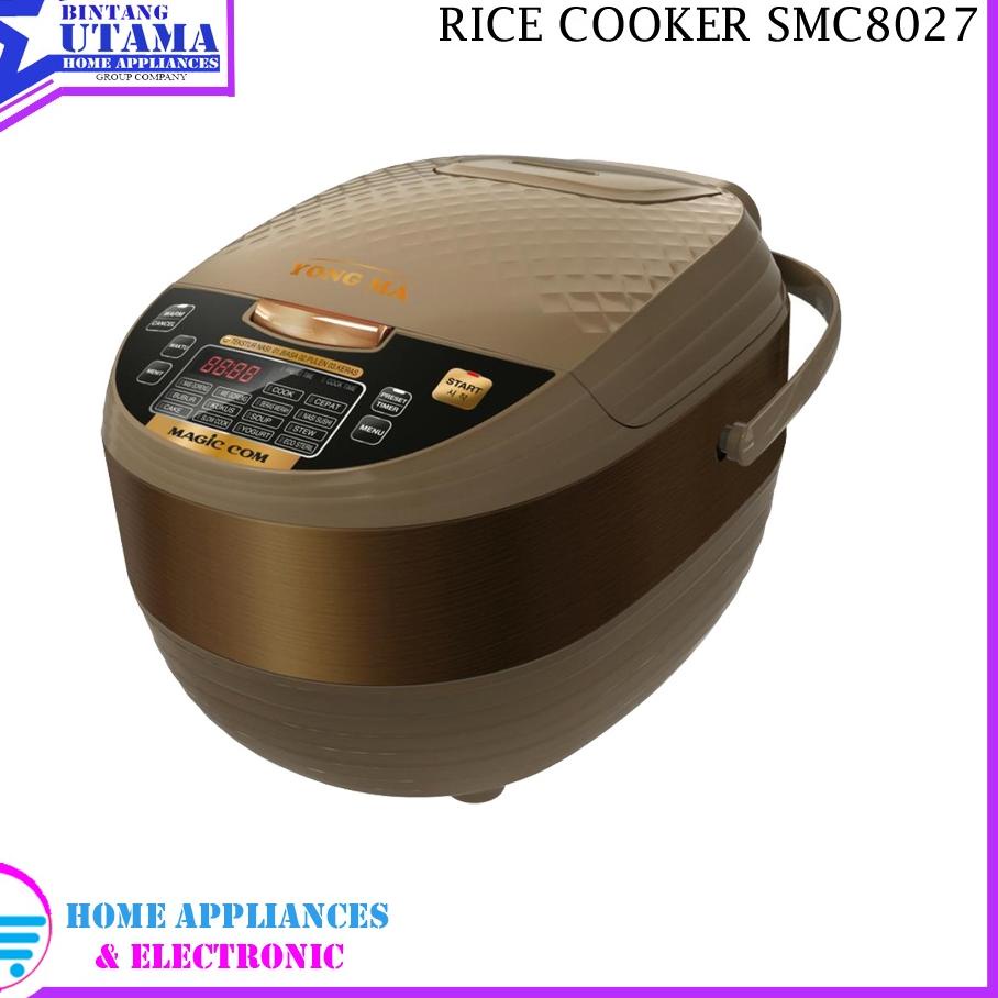 Cepaat--YONG MA MAGIC COM 2L SMC 8027 / RICE COOKER YONG MA SMC8027 / SMC 8027 / SMC-8027 [TERMURAH]