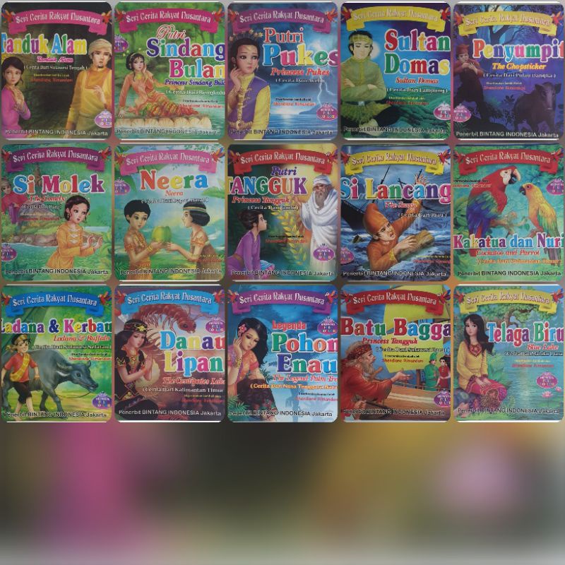 

Buku Seri Cerita Rakyat Nusantara Full Color (Bintang Indonesia)