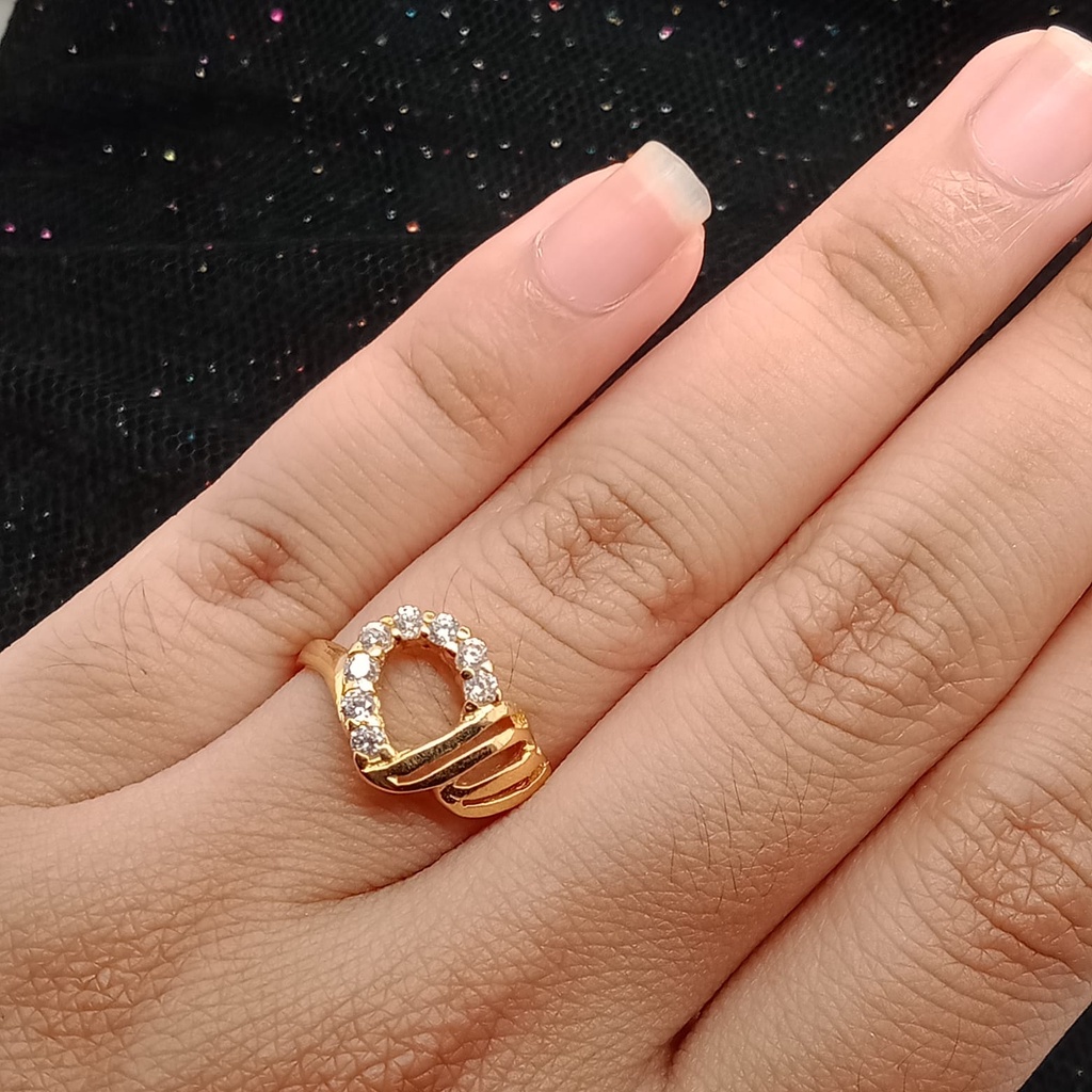 Cincin emas 17K - 2.1 gr kadar 750 - 3801