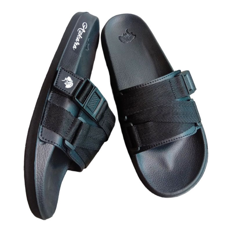 Jual Sandal Slide Pria Slippers Selop Kasual Slop Tali Webing Santai