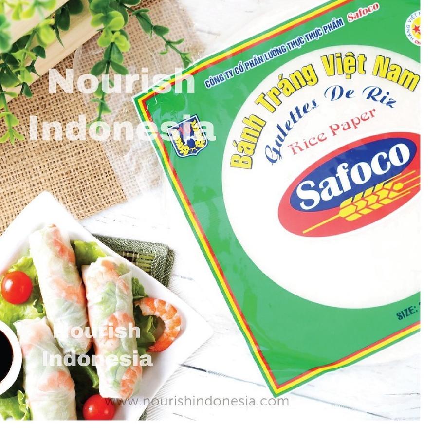 

TERLARIS Safoco, Rice Paper (Kulit Lumpia) Banh Trang Viet Nam 22 cm serbuuu !