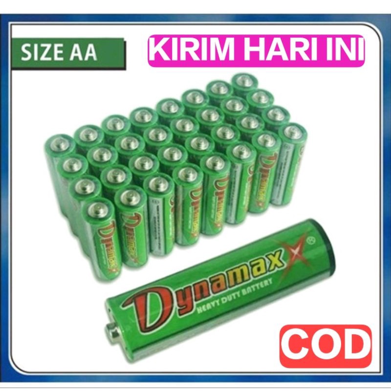 baterai Dynamax Hijau size AA battery A2 batre, batery 1.5V