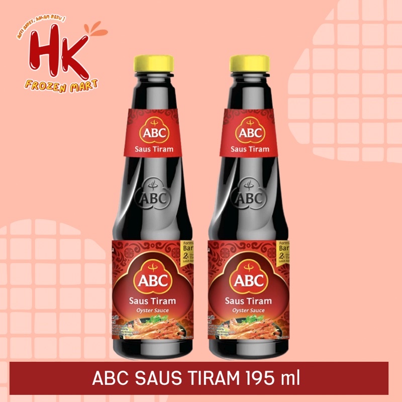 

ABC Saus Tiram 195ml (saos oyster sauce) HK FROZEN MART