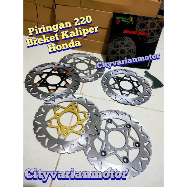 Disk Brake Disk Disc Piringan Cakram Depan M_PSM Non Floating Plus Breket Kaliper Standar Honda Beat Scoopy Vario Vario 125 150 New Beat New Scoopy New