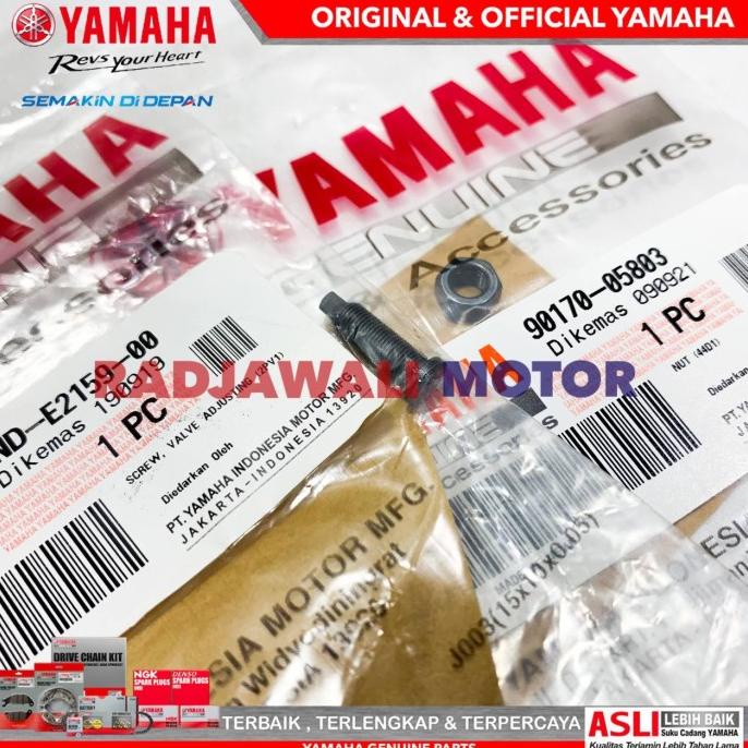 Baut, Mur Stelan Klep Jupiter Mx, Mx King, Vixion New Asli Yamaha