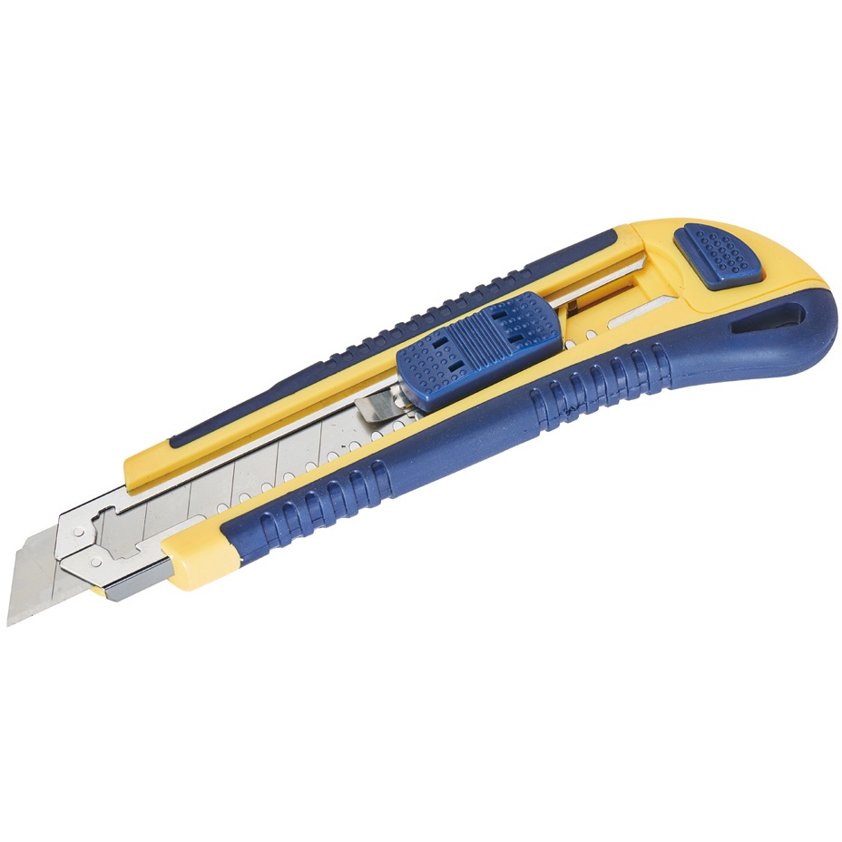 

PISAU CUTTER 3 BLADES AUTO-LOAD UTILITY KNIFE 18mm | LAKONI PRO | JETJO TOOLS | 101003