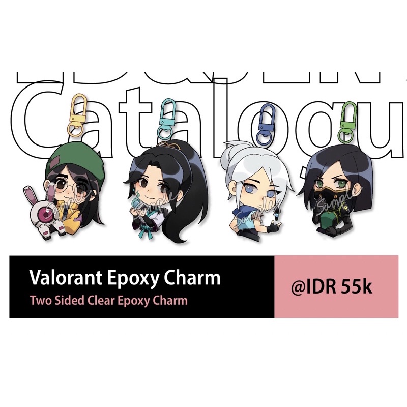 VALORANT EPOXY KEYCHAIN
