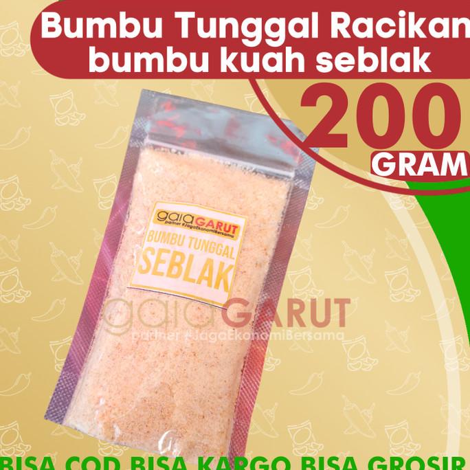 

Ready stock] 200gr BUMBU TUNGGAL SEBLAK racikan untuk seblak dengan CIKUR ASLI