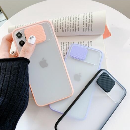 Slide Camira Lens Protection iPhone 6 6S 7 8 Plus X XS XR XsMax 11 Pro Max Soft Rubber Case