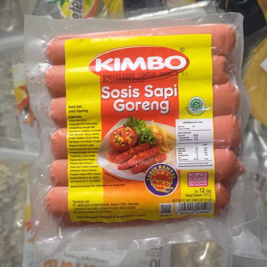 

Kimbo sosis goreng 372 gr