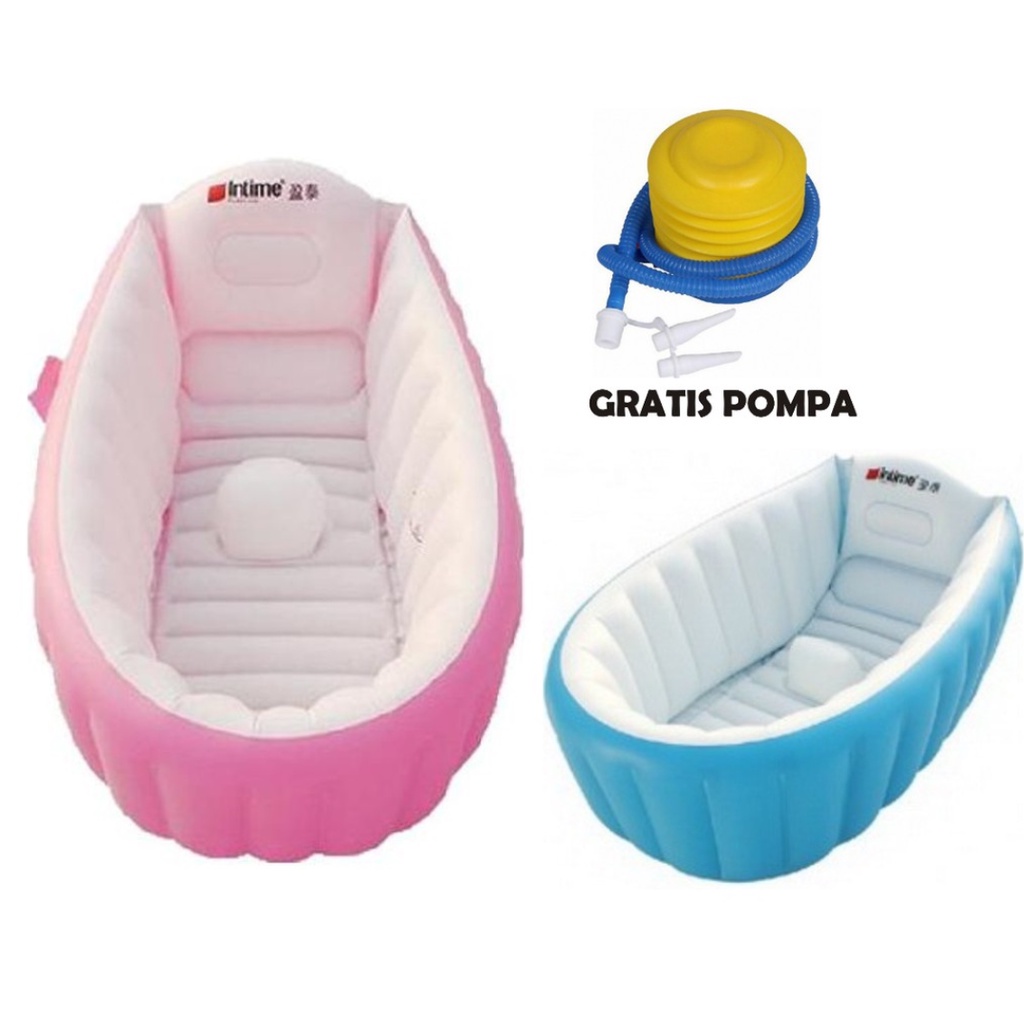 Tempat Mandi Bayi / Baby Bath Tub Free Pompa