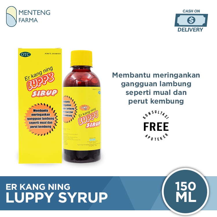 Er Kang Ning Luppy Sirup - Penambah Nafsu Makan dan Pertumbuhan Anak