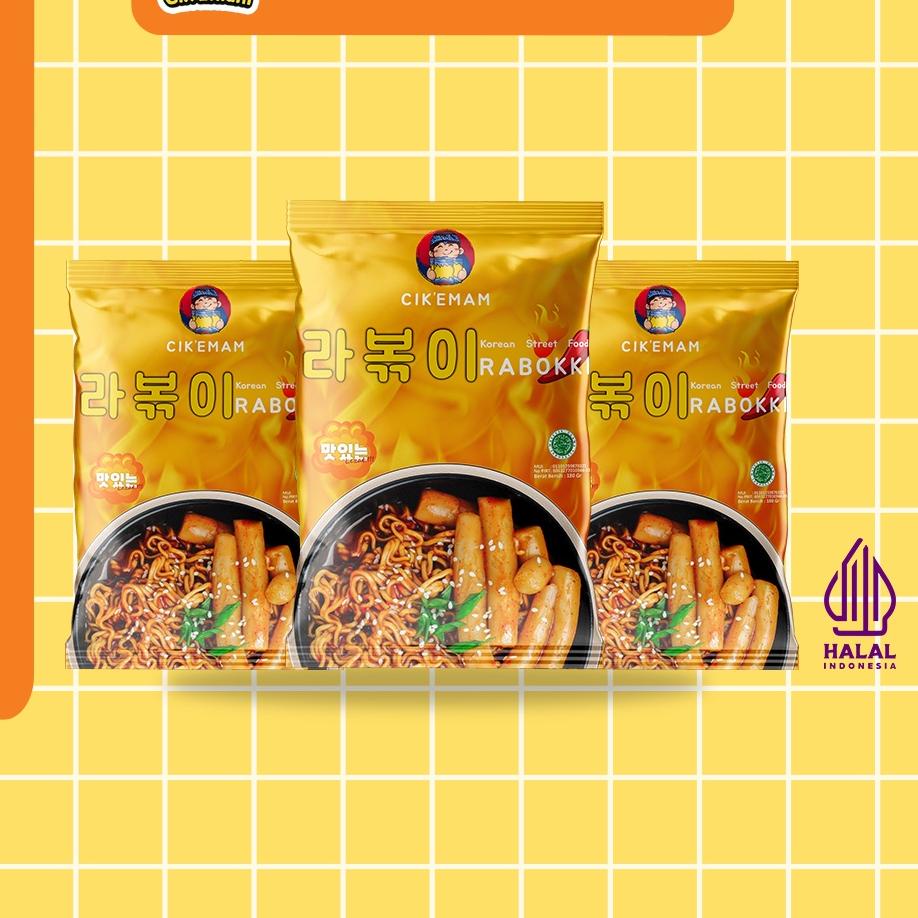 

KODEm3M7y--Cik’Emam - Paket Rabokki ( 3 Pcs ) - Makanan Khas Korea - Pedas - Halal Cikemam