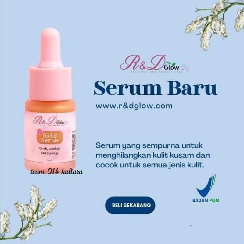 serum glowing R&D glow 100% ori