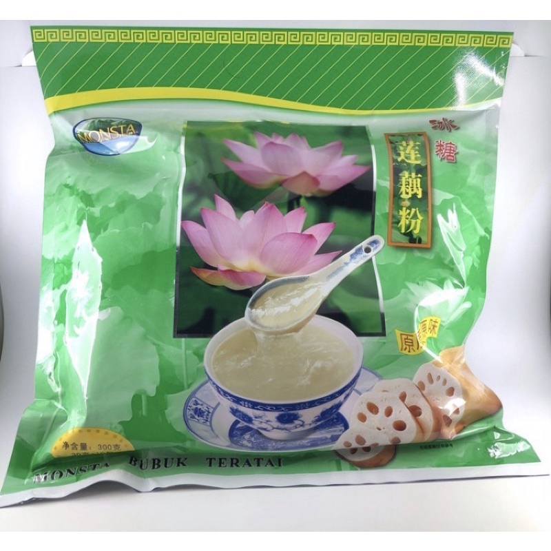 

Monsta Lotus Powder 300gr/Monsta/Minuman/Serbuk/Akar/Teratai (10bks) / Tepung Monsta Lotus Root Powder Import