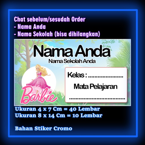 

Stiker Label Buku Buah Buahan Fruit Vegetable Karakter Lucu Custom Lebel Nama cromo murah 20 Varian berbeda Sticker Pelajaran Mapel buku anak sekolah Vol 13