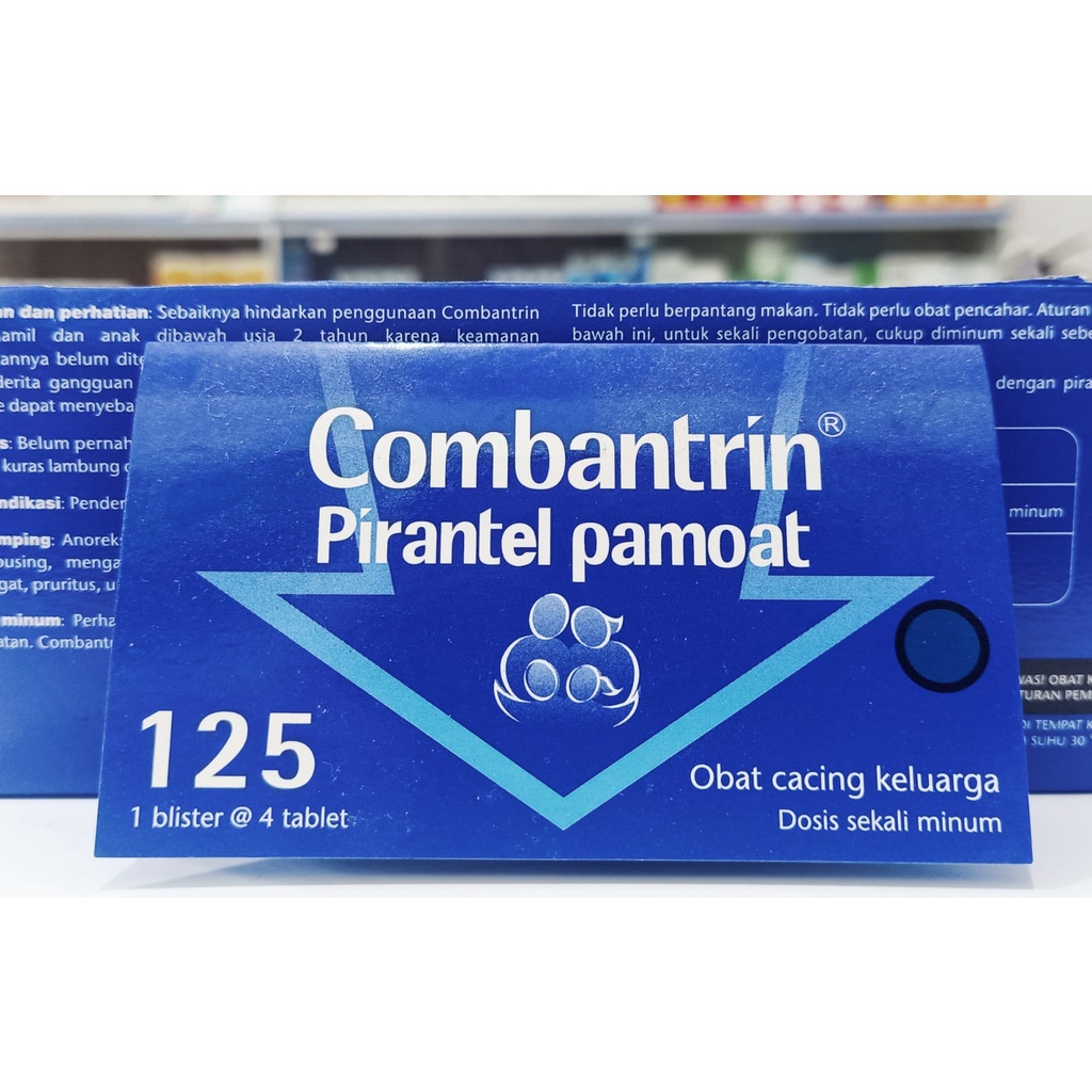 Combantrin Tablet Obat Cacing Dewasa 125 mg