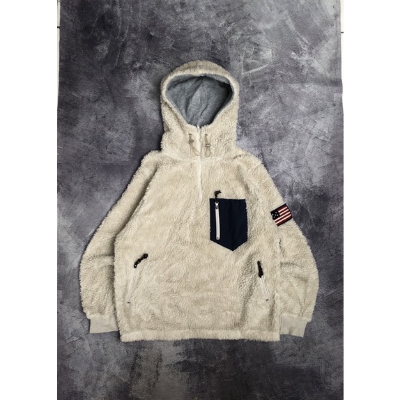 sherpa usa/hoodie sherpa luar