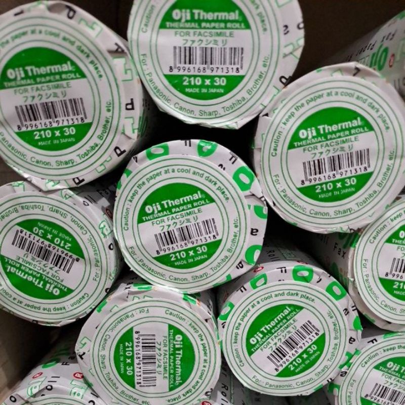 

Kertas fax oji ada 2 ukuran silahkan di pilih