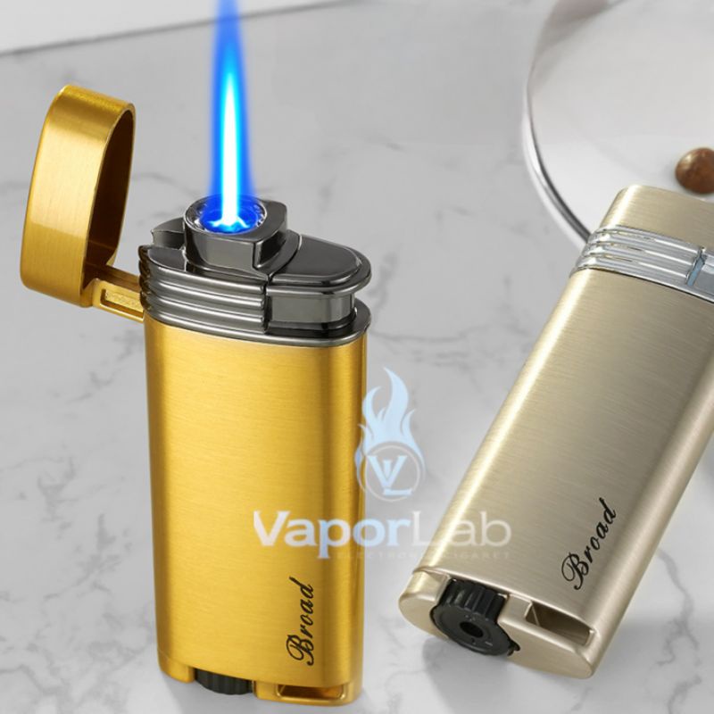 mancis korek api bara las BROAD blue jet torch gift lighter polos unik