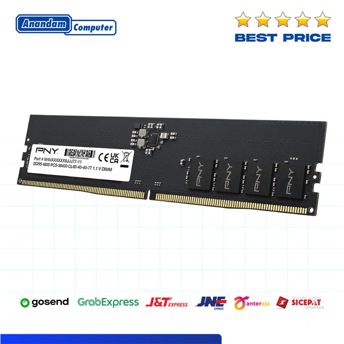 PNY Longdimm 16GB DDR5 4800Mhz - Ram Memory PC