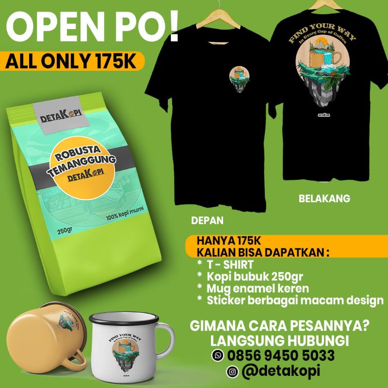 

KOPI ROBUSTA TEMANGGUNG 250 GR/KOPI ROBUSTA/PAKET BUNDLING KOPI