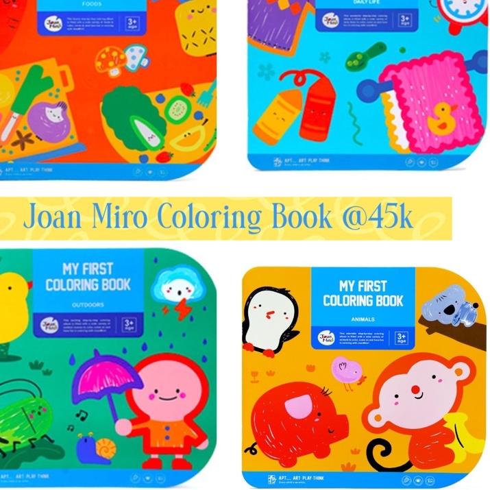

Best !! Joan Miro my First Coloring book buku mewarnai anak ,,