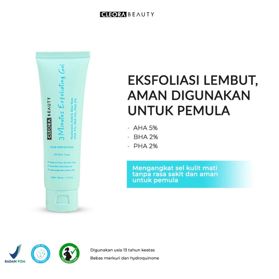 Cleora 3 Mins Exfoliating Gel