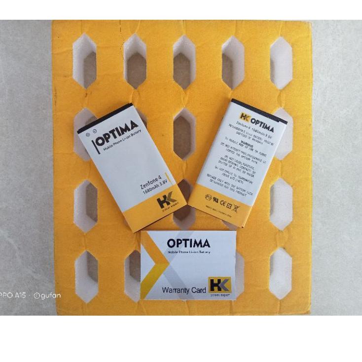 STD.18Oc22ᴼ ▫ Baterai Batre Double power Asus Zenfone 4 A400CG T001 C11P1404 Original HK OPTIMA