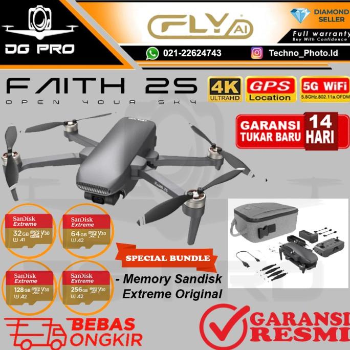 [ Promo ] Drone C-Fly Faith 2 3Km Fpv With 3-Axis Gimbal 4K 30Fps Camera - Drone Kamera Dan Aksesori